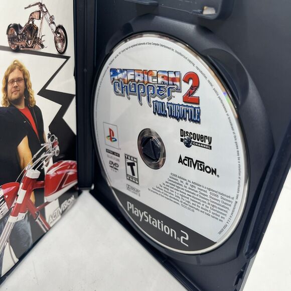 AMERICAN CHOPPER 2 FULL THROTTLE Playstation 2 Complete & Tested USA NTSC D52 - Picture 6 of 8